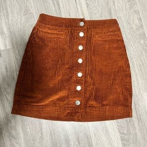 Rare Wilfred free corduroy mini skirt
